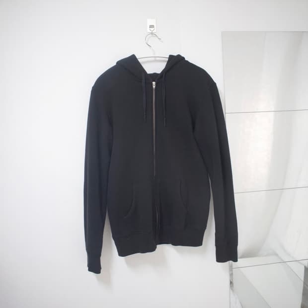 n.hoolywood black cotton hoodie