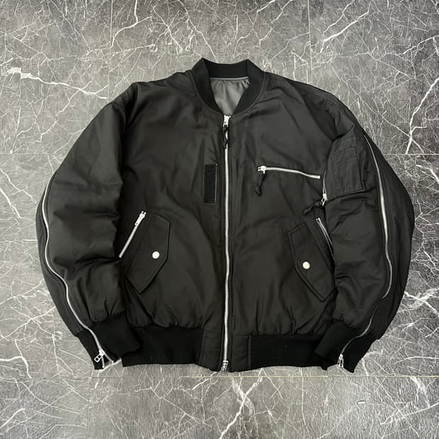 그레일즈 22FW 멀티 지퍼 리버시블 봄버 자켓