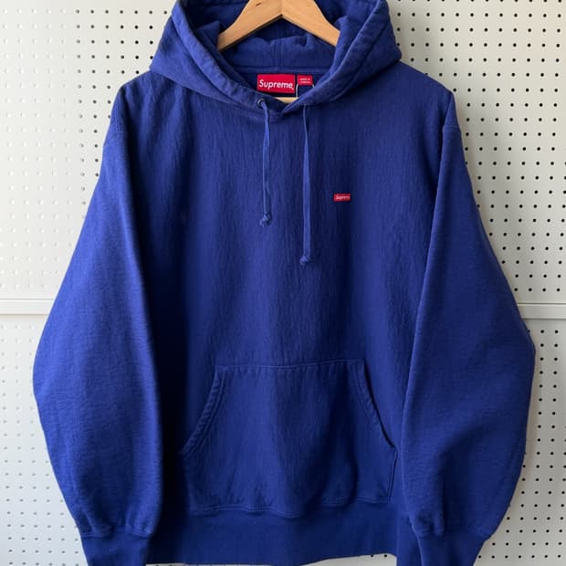 슈프림 21FW 스몰 박스 로고 후드티