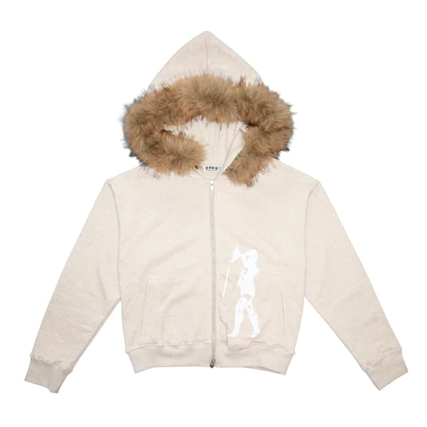 Etumikevrywear 퍼 집업 자켓