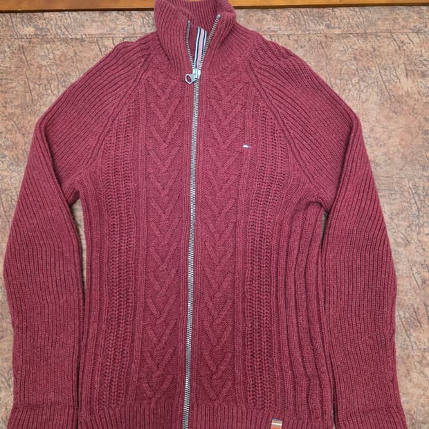 타미 니트 집업 S