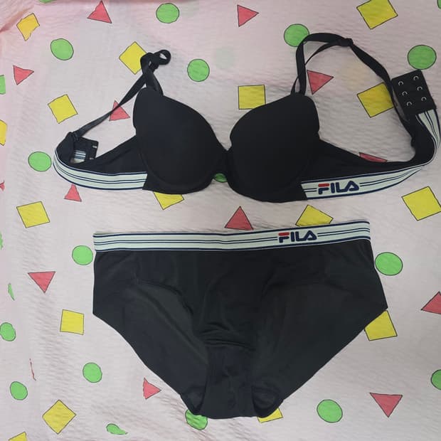 중고 여성속옷 fila set(휠라)