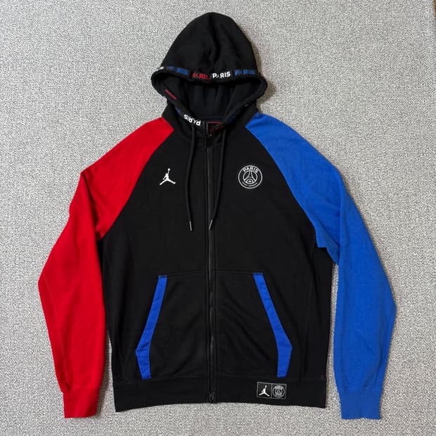 조던 파리 생제르망 후드 집업 XXL