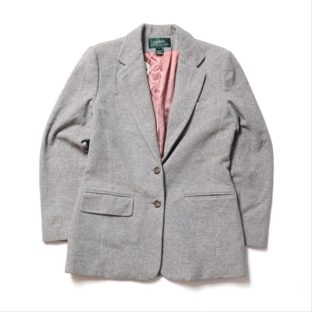 랄프 로렌 Ralph Lauren 2B Wool Blazer 
