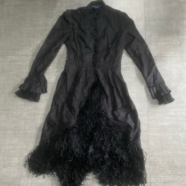 Polo 폴로랄프로렌 핀터깔y2k 달천깔페어리 라떼갸루 귀족샤깃털원피스