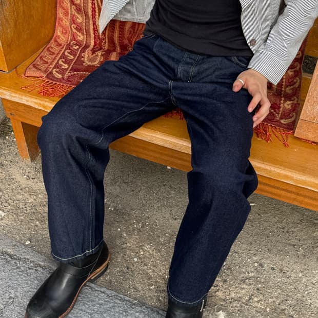 Lee 데님 와이드 팬츠