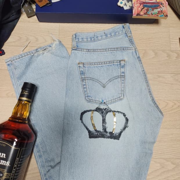 리바이스 96년 501 크라운터치 데님 청바지 팬츠 30