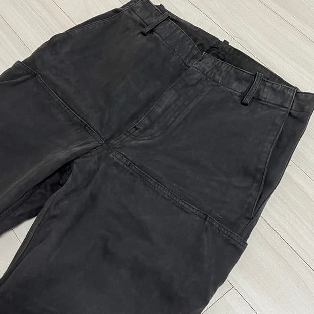 (28) 이지갭 발렌시아가 사틴 카고 팬츠 블랙