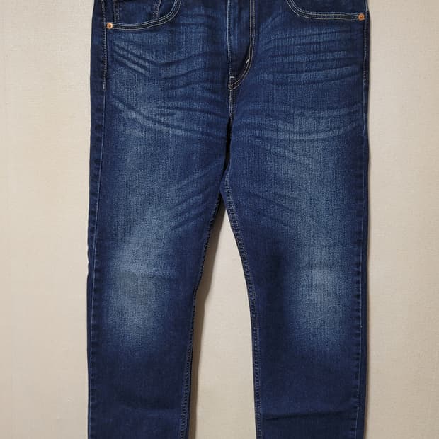 리바이스 502 레귤러테이퍼 다크워싱 진청