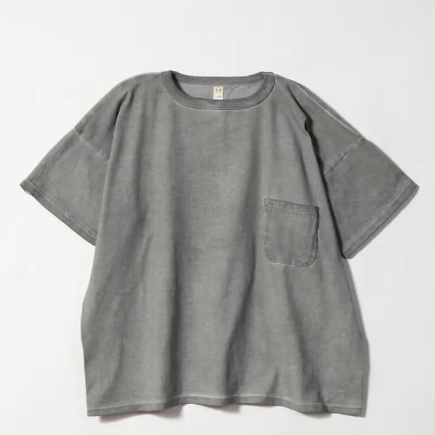 [40]타이가 타카하시 LOT.601 반팔 티셔츠 CHARCOAL DYE