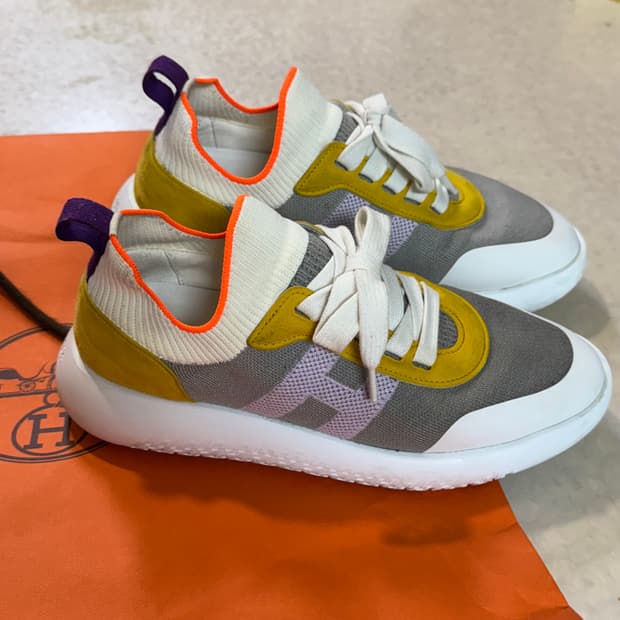 에르메스 크루 스니커즈 37