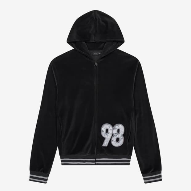 아캄 98벨벳 후드집업(블랙/1)