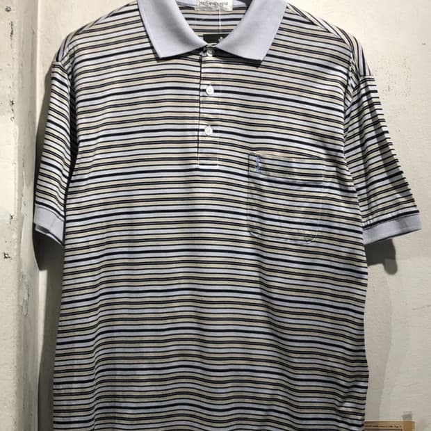 [2720]Yves saint laurent stripe t-shirt