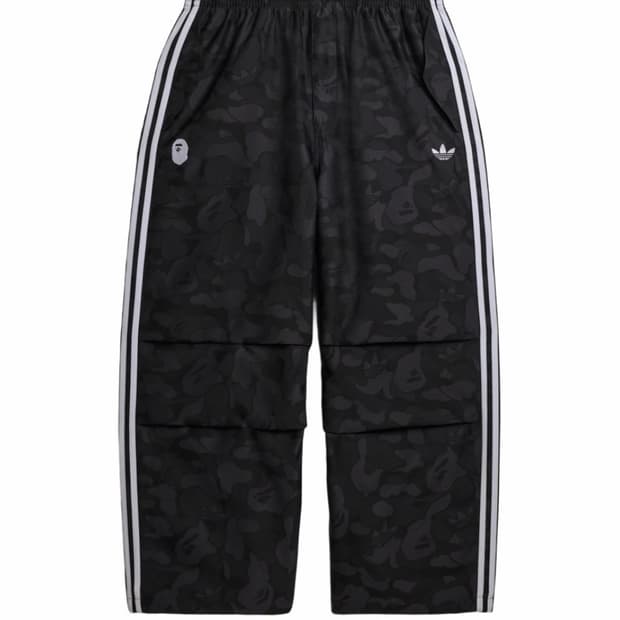 아디다스x베이프 자카드 팬츠 블랙 US 사이즈 XL