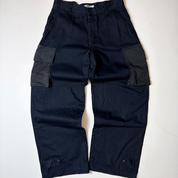 HOWELL 스트릿 와이드 카고 워크 팬츠 PN9256