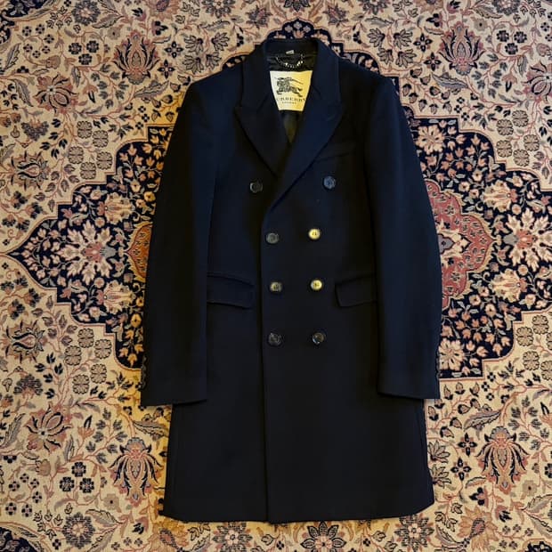 버버리 더블 브레스티드 코트 100