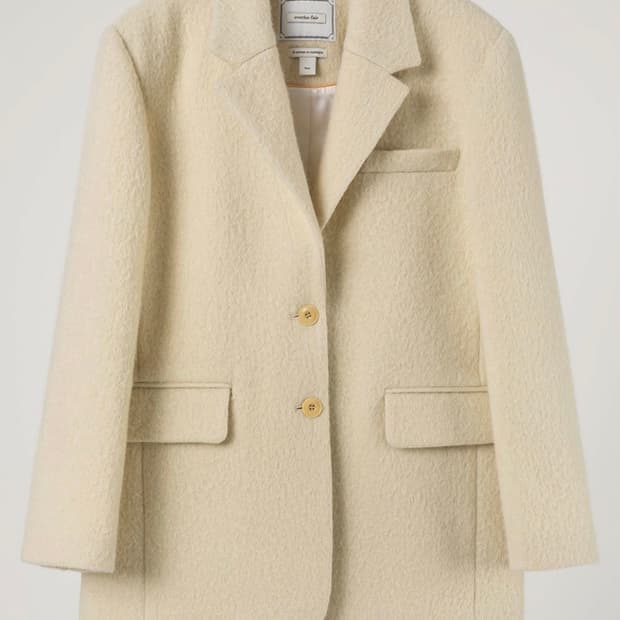 오버듀플레어 코지 울 자켓