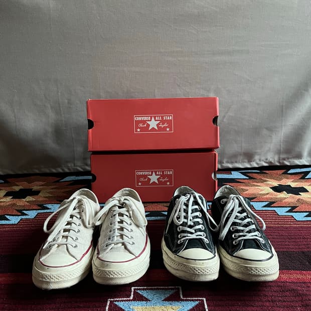 컨버스 척 70s 블랙 화이트 일괄 판매 CONVERSE CHUCK 70