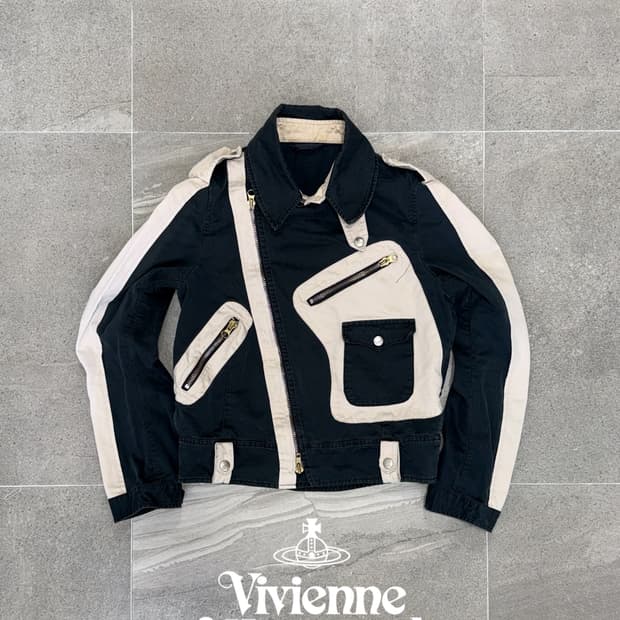Vivienne Westwood patch pocket rider jk