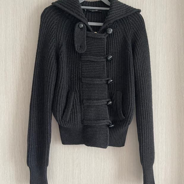 이자벨마랑 블랙 니트 가디건