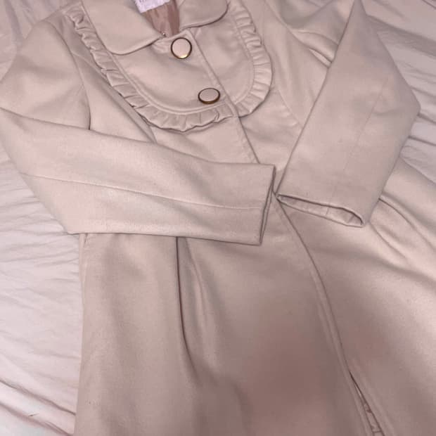 리즈리사 Lizlisa 연핑크 롱 코트 일브 러블리