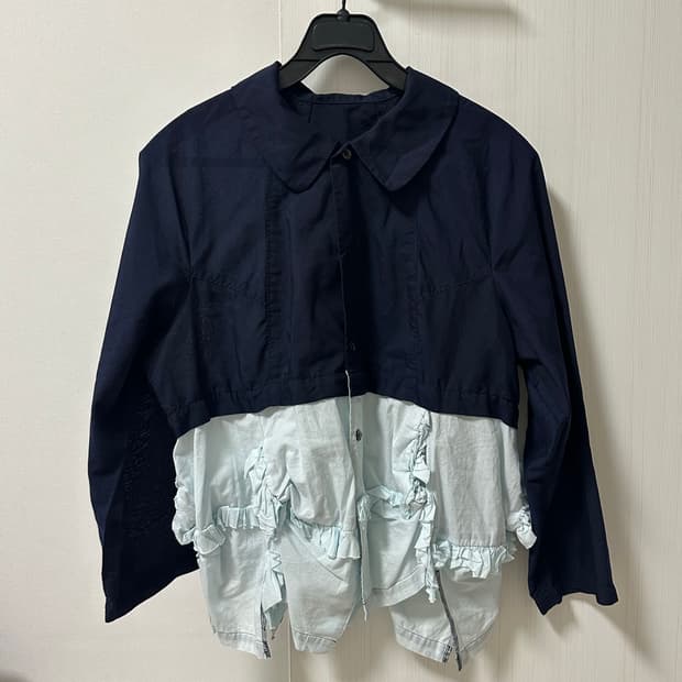 꼼데가르송 프릴 블라우스