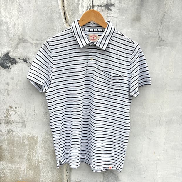 Brooks Brothers 브룩스브라더스 스트라이프 반팔 카라티