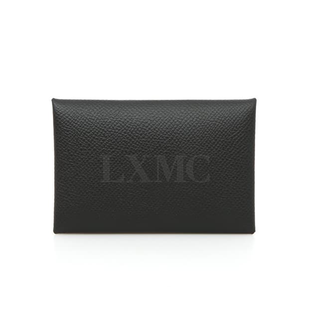 에르메스 블랙 칼비 카드지갑 케이스 미니지갑