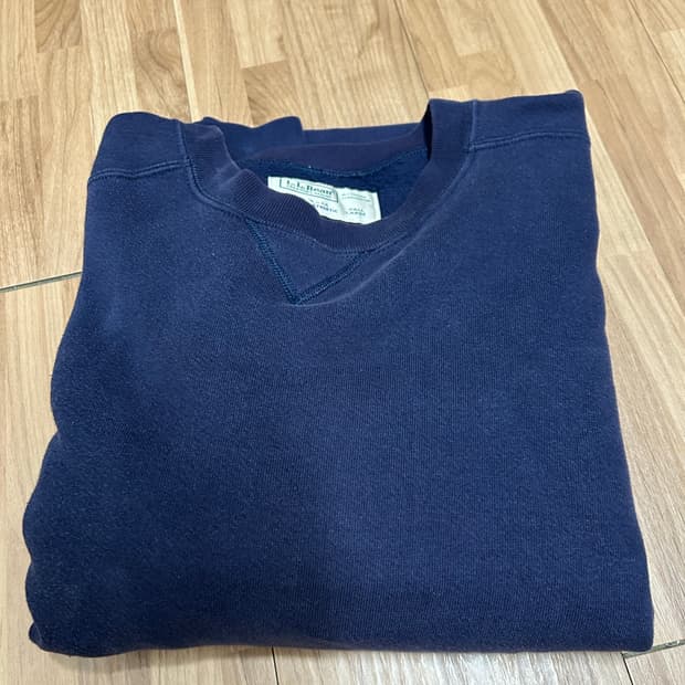 90s 엘엘빈 X 러셀애슬레틱 네이비 스웻셔츠 MADE IN USA