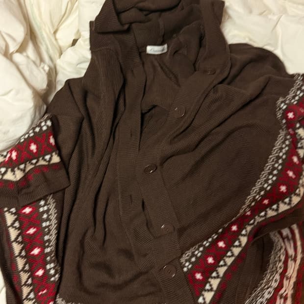 모리걸 후드 판초 케이프