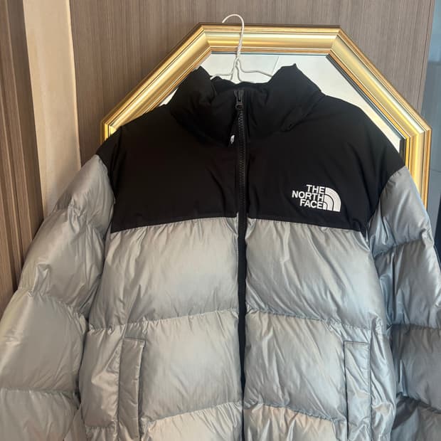 노스페이스 화이트 라벨 노벨티 눕시 다운 자켓 아보카도