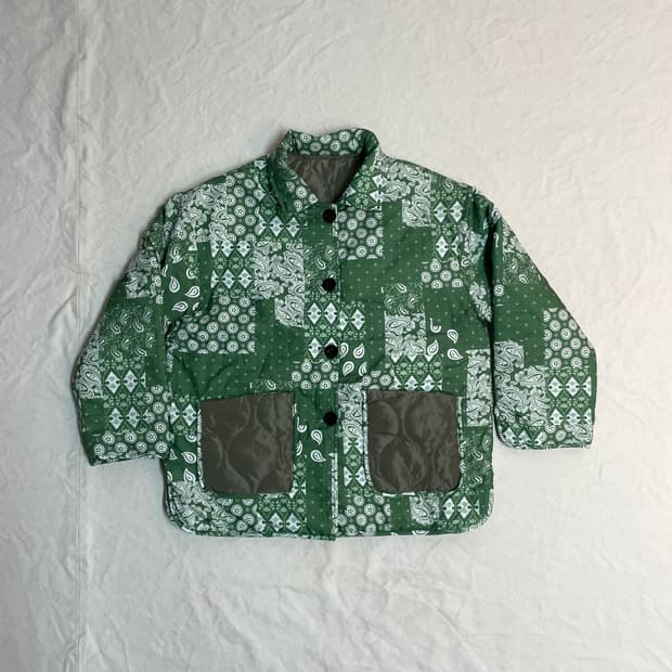 빈티지 누빔 자켓