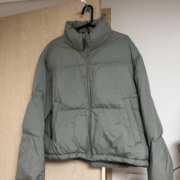 더캐시미어 백집업 구스 숏 패딩 88