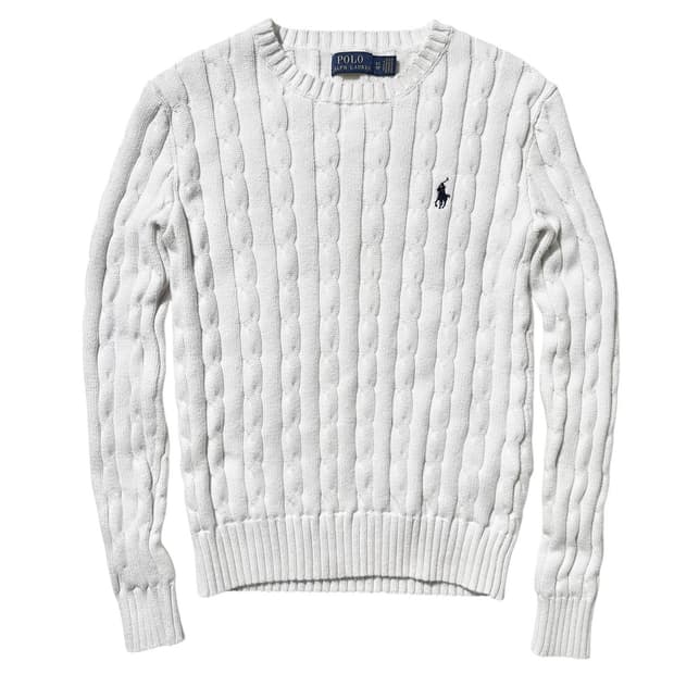 폴로 랄프로렌 케이블 라운드 니트