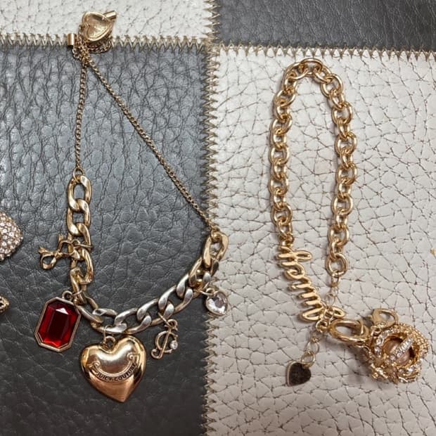 쥬시꾸뛰르 팔찌 일괄