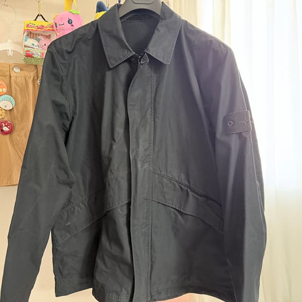 스톤아일랜드 고스트피스 24fw 오버셔츠 블랙