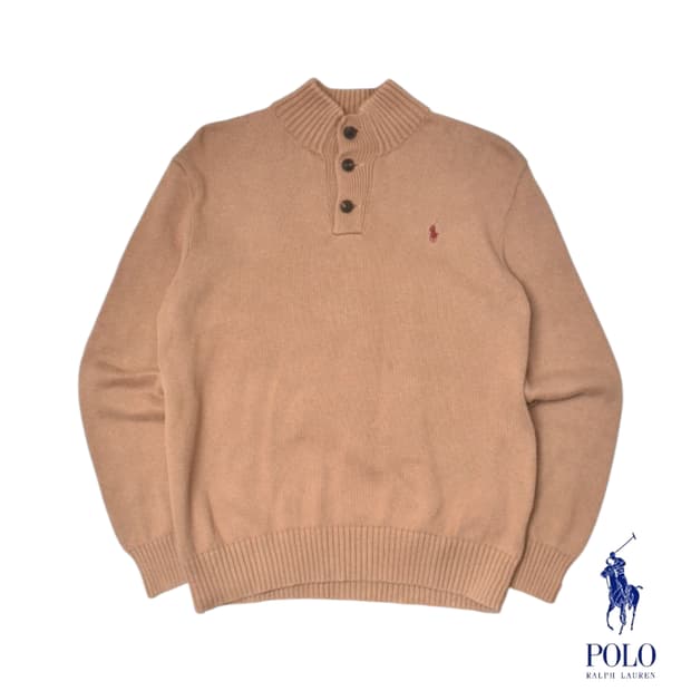 폴로랄프로렌 신형라벨 코튼 니트 L
