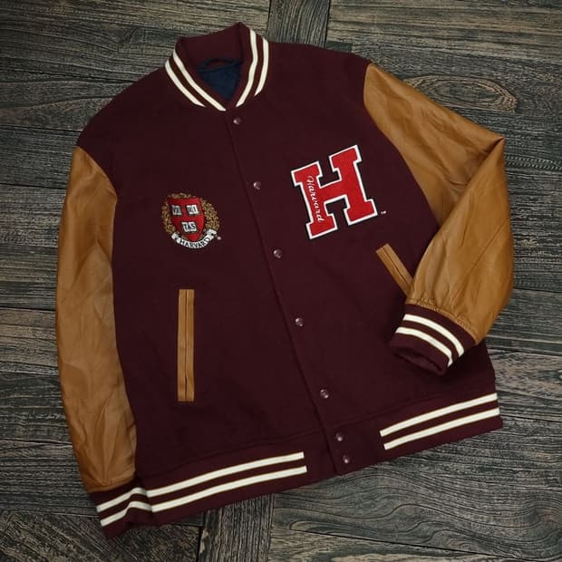[아메리칸빈티지] 하버드 유니버시티 오버핏 바시티 자켓 M17415