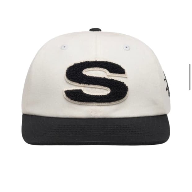 스투시 셔닐 s 로우 프로 캡 내츄럴