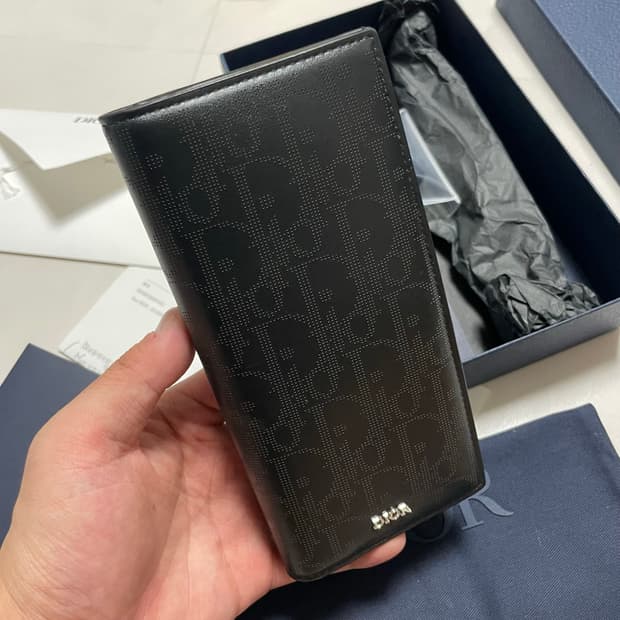 디올 정품 장지갑 풀구성품