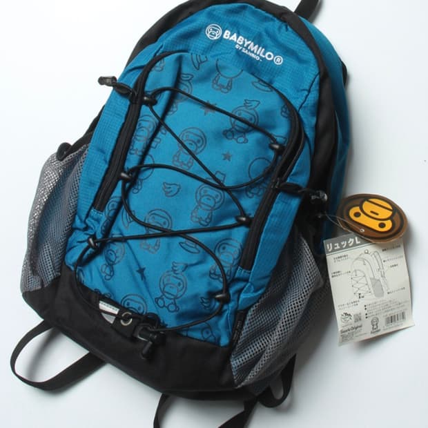 BAPE baby milo x Coleman backpack