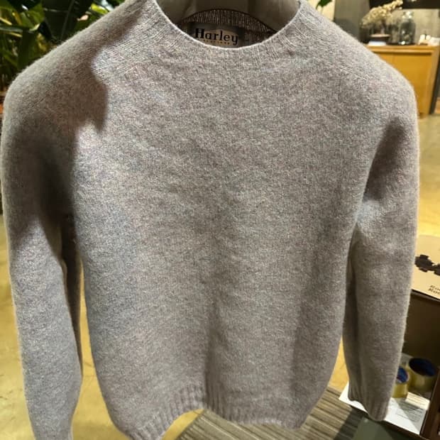 할리오브스코틀랜드 쉐기독 니트 우기펄 여자L