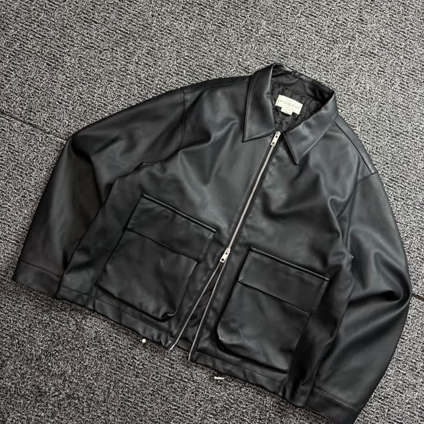 라퍼지스토어 버핑 레더 유틸리티 자켓 2116