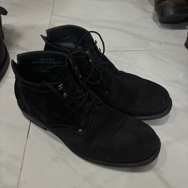 그라더스 boots 02 suede black (men) 275