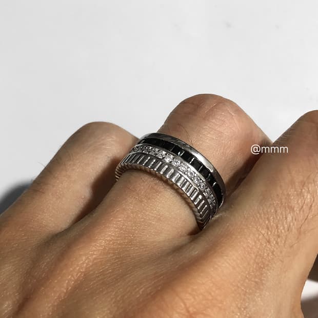 지르코니 스톤 레이어드 링 반지