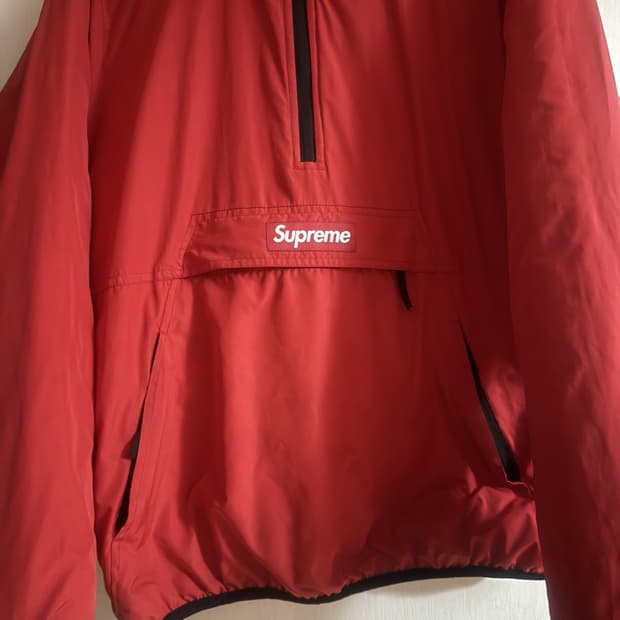 슈프림 리버시블 풀오버 푸퍼