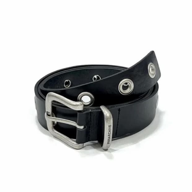 9999아카이브 아일렛 블랙 와이드 벨트