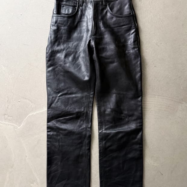  Vintage FMC Cowhide Leather Pants