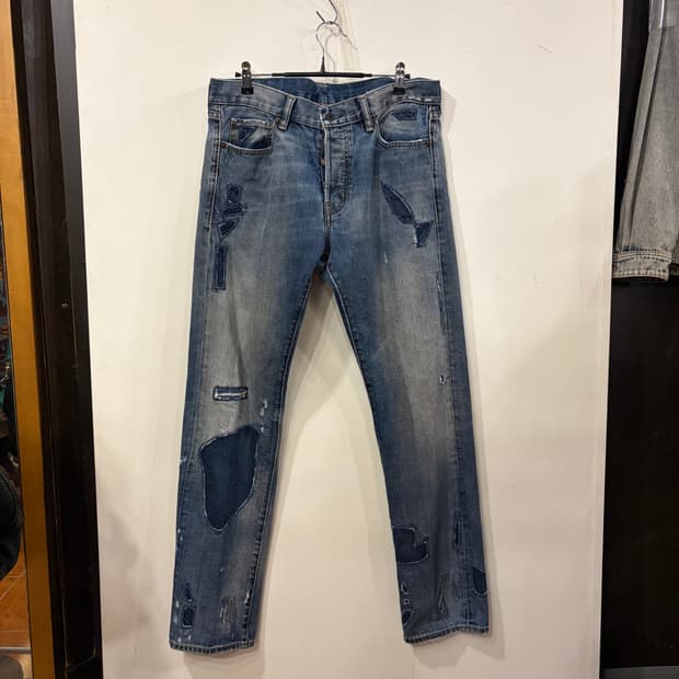폴로 데님앤서플라이 패치워크데님