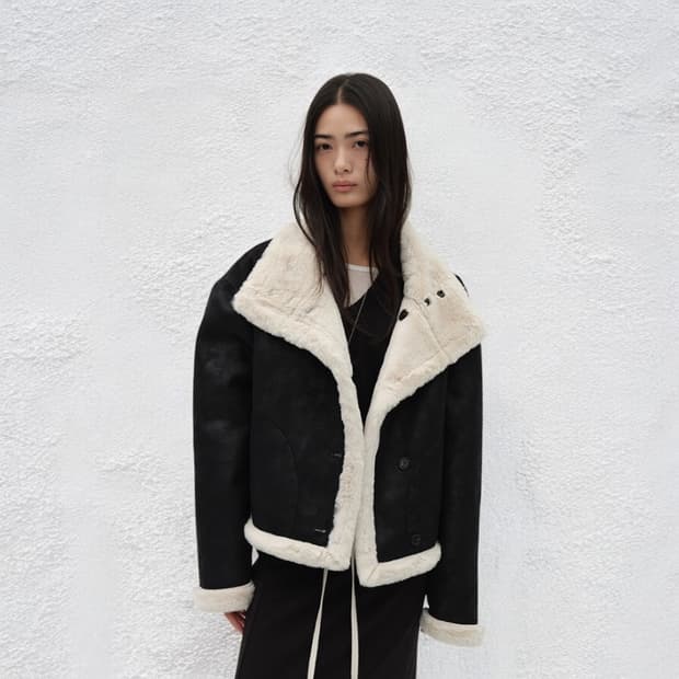 로우타이드 리버시블 무스탕